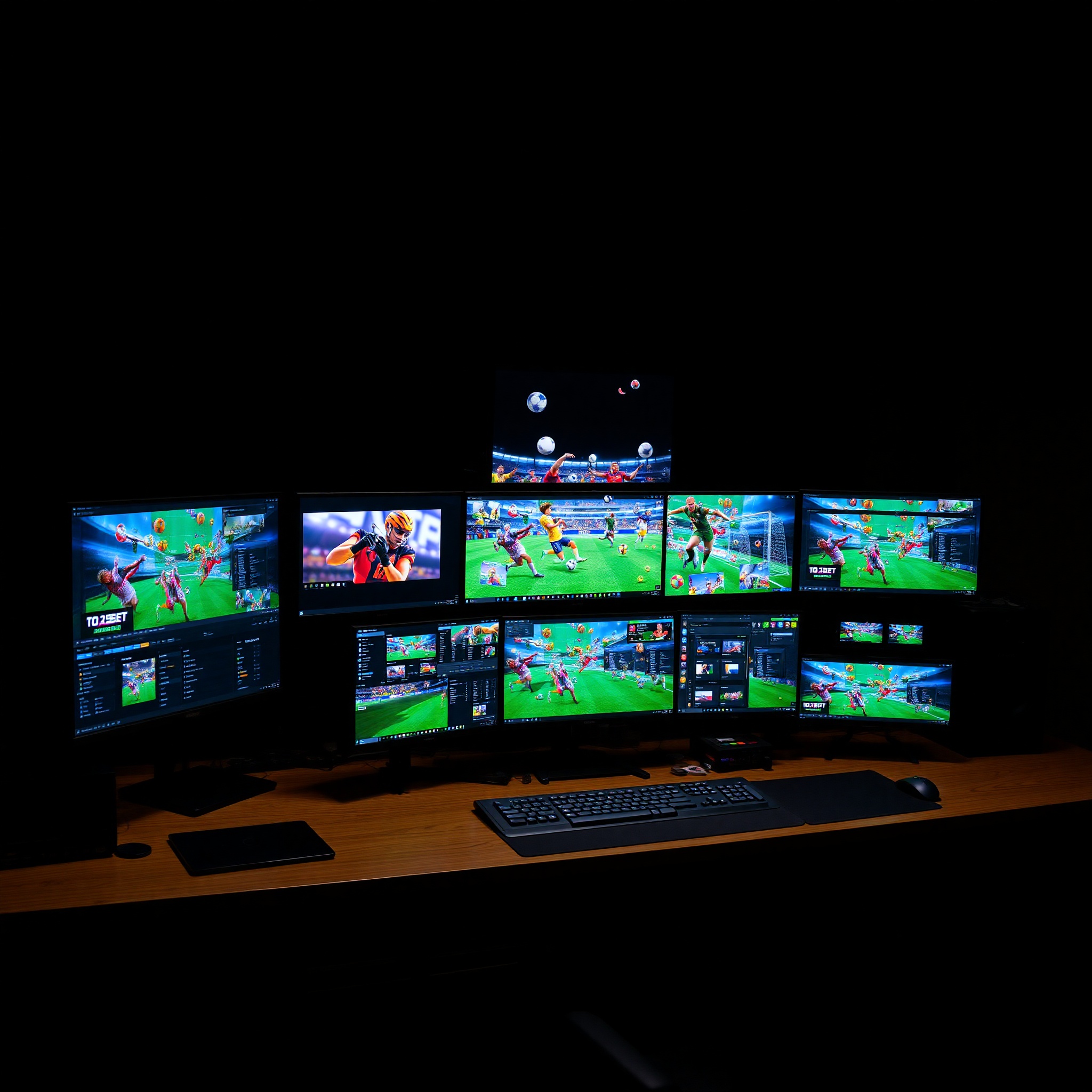 Professional motion graphics with dynamic elements and visual effects